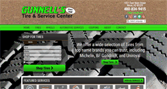 Desktop Screenshot of gunnellstiresandservice.com
